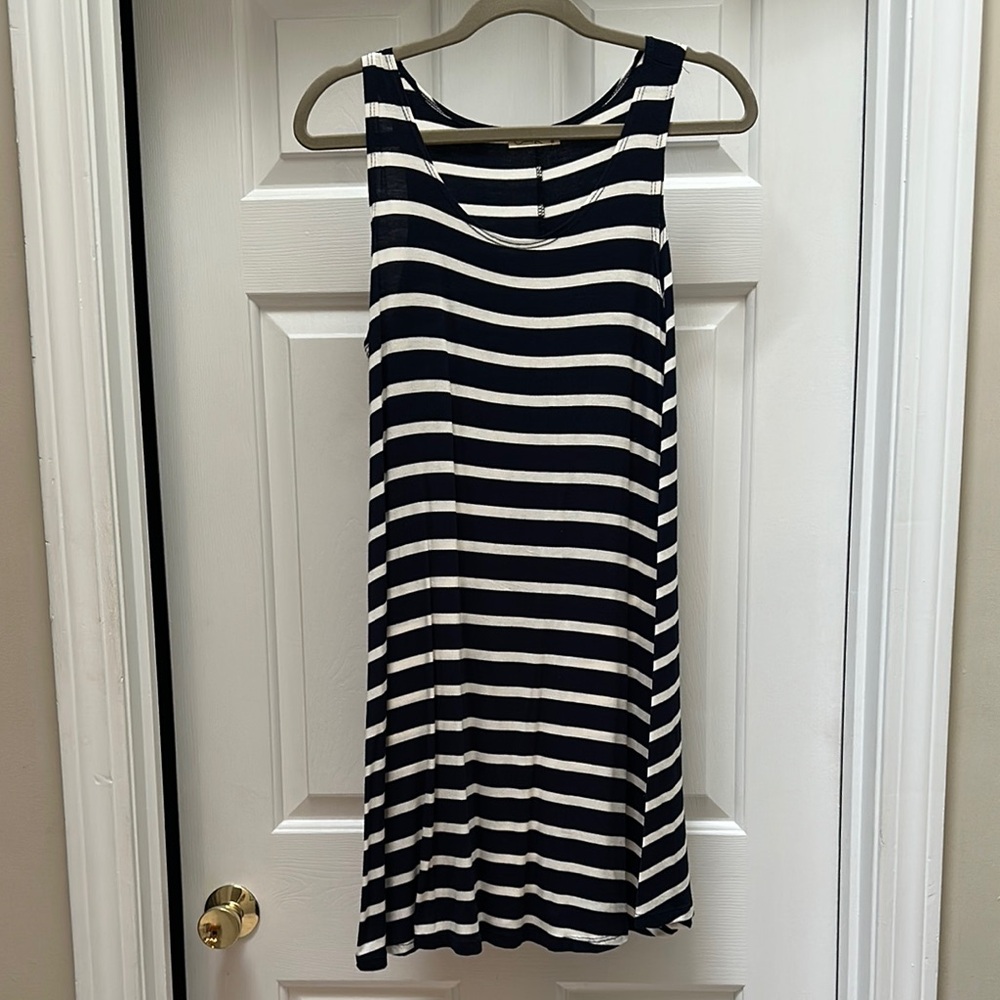 Olivia Rae Black and White Sleeveless Sundress